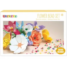 PlayBox: Set de 5000 cuentas MIDI planchables de 5 mm con flores