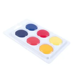 PlayBox: set de acuarelas de 6 colores con discos de 30 mm