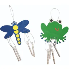 imagen de PlayBox: Set de campanas de viento de animales DIY de 12 piezas 2
