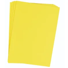 PlayBox: Set de cartulina amarilla limón A/4 de 25 unidades 180gr
