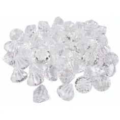 PlayBox: set de cristales de plástico de 50 piezas de 3,7 cm