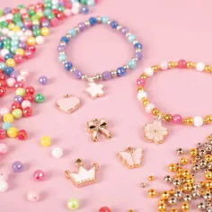 imagen de PlayBox: Set de cuentas para hacer pulseras con charms 500 piezas 4