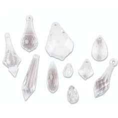 PlayBox: Set de medallas de cristal de plástico de 50 piezas