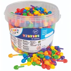 PlayBox: Set de mosaicos de colores de tamaño pequeño de 700 piezas en cubo de 1 cm