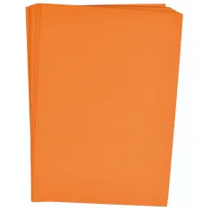 PlayBox: Set de papel cartón naranja A/4 de 25 unidades 180gr