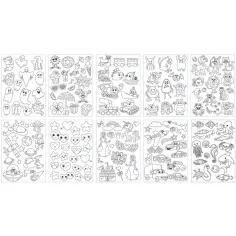 imagen de PlayBox: Set de pegatinas para colorear de 160 piezas 2