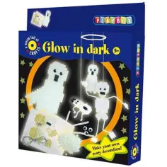 Playbox: Set de perlas creativas planchables de fantasmas fluorescentes