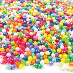PlayBox: Set de perlas de cristal de plástico 2000 pcs 6mm