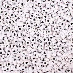 PlayBox: Set de perlas en forma de corazón de 300 piezas de 7 mm