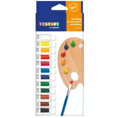 PlayBox: Set de pintura acrílica en tubo de 12 piezas