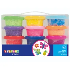 PlayBox: Set de plastilina modeladora de 12 piezas 14 gramos / tarro