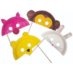 imagen de PlayBox: Set de platos de papel de 50 unidades de 23 cm 2