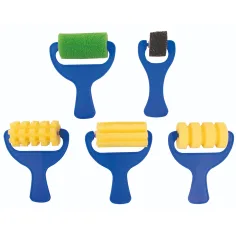PlayBox: Set de rodillos de pintura de esponja de 5 piezas