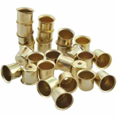 PlayBox: Soporte de vela de latón de 21 mm de diámetro, paquete de 25 unidades