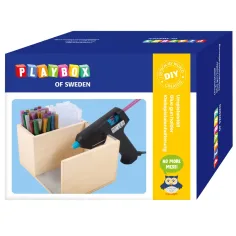 PlayBox: Soporte para pistola de pegamento de madera 14,5x11cm