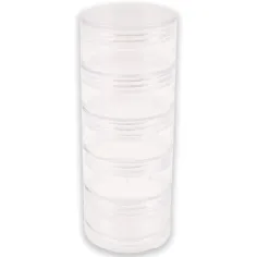 PlayBox: Tarro de almacenamiento apilable transparente 15cm