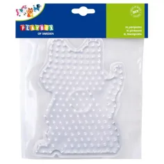 Playbox: XL base de perlas planchables – 1 pieza (forma de gato, perro o caballo)