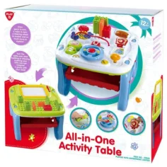 Playgo: All In One mesa de actividades reversible con funciones