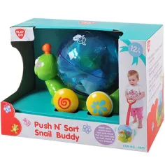 Playgo: Caracol de arrastre con sonajero y forma