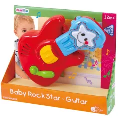Playgo: Guitarra eléctrica bebé rockstar con luces y sonidos