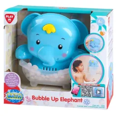 Playgo: Juguete de baño para bebés con elefante soplador de burbujas