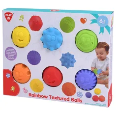 Playgo: Pelotas de bebé de arcoíris para el desarrollo del tacto