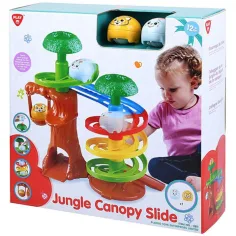 Playgo: Pista de bolas de animales de la selva