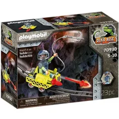 Playmobil: Dino Rise Mine Cruiser barco de guerra (70930)