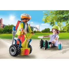 imagen de Playmobil: Paquete Inicial - Rescate en Segway (71257) 3