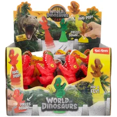 Plopper dinosaurio saltarín en varias versiones 12cm 1 ud