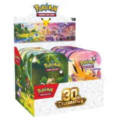 imagen de Pokémon TCG: 30th Celebration Mini Tin 2 unidades con paquete de refuerzo en varias versiones 1 unidad 1