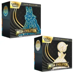 Pokémon TCG ME01 Elite Trainer Box con 9 paquetes de refuerzo en dos versiones