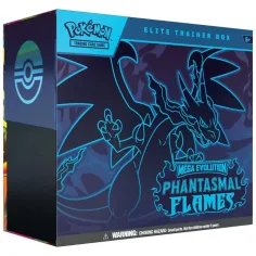 Pokémon TCG: ME02 Llamas Fantasmales Caja de Entrenador Élite con 9 paquetes de refuerzo