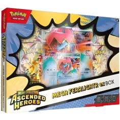 imagen de Pokémon TCG: Mega Evolución - Héroes Ascendidos - Mega Feraligatr ex Box 1