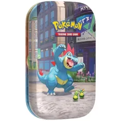 imagen de Pokémon TCG: Mini Lata de Lumiose City paquete de cartas coleccionables en almacenamiento metálico en varias versiones 1ud 3
