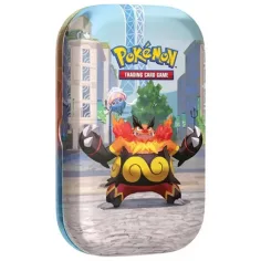 imagen de Pokémon TCG: Mini Lata de Lumiose City paquete de cartas coleccionables en almacenamiento metálico en varias versiones 1ud 4
