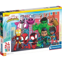 Póki y los superhéroes rompecabezas maxi supercolor de 24 piezas - Clementoni