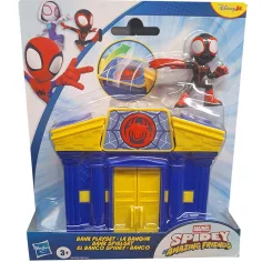 Póki y sus maravillosos amigos: conjunto de juego de banco con figura de Miles Morales - Hasbro
