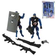 Police Pioneer: Set de policía con figuras y armas en dos versiones