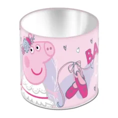Portalápices de metal Peppa Pig 11x10cm