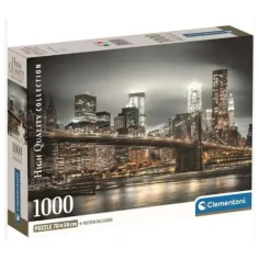 Póster de rompecabezas HQC de 1000 piezas de Nueva York - Clementoni