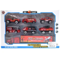 imagen de Power Driving: set de coche de bomberos de 7 piezas 3
