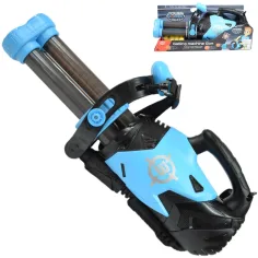 Power Popper Gun: Arma de lanzamiento de esponjas de tres disparos con bolas de esponja 55cm