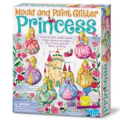 Princesa brillante kit de imán de yeso creativo