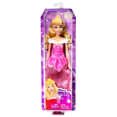 Princesas Disney: Muñeca princesa Aurora brillante - Mattel