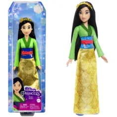 Princesas Disney: Muñeca Princesa Mulan Brillante - Mattel