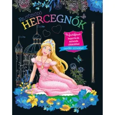 Princesas ocultas - Cuaderno para colorear con páginas rasguñadas y para colorear