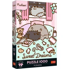Pusheen dulces sueños rompecabezas de 1000 piezas - Trefl
