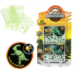 Puzzle 3D fluorescente de dinosaurios en varias versiones 1ud