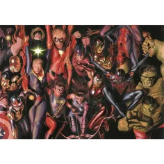 imagen de Puzzle Compact de 1000 piezas de héroes de Marvel 70x50cm - Clementoni 2